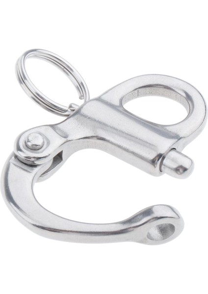 Taşınabilir Paslanmaz Çelik Deniz Prangaları - Hızlı Serbest Bırakma Döner Snap Shackle 35MM (Yurt Dışından) indirimleri
