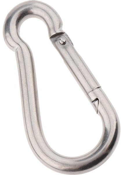 Paslanmaz Çelik Yay Snap Hook Carabiner M8 (Yurt Dışından)