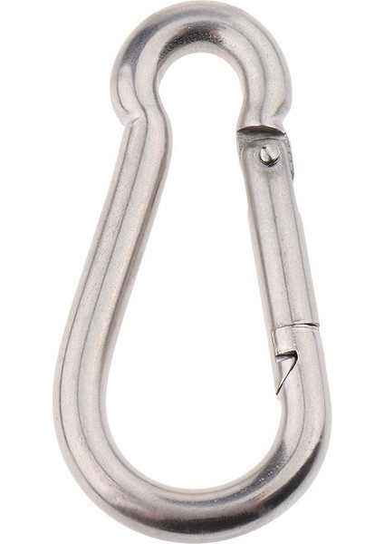 Paslanmaz Çelik Yay Snap Hook Carabiner M8 (Yurt Dışından)