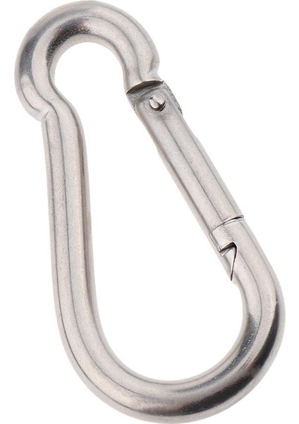 Paslanmaz Çelik Yay Snap Hook Carabiner M8 (Yurt Dışından)