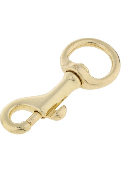 Pirinç Döner Deri Zanaat Anahtar Zinciri Snap Kanca 59X18MM (Yurt Dışından)