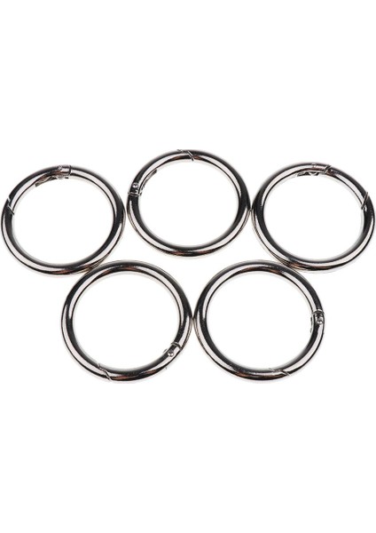 5pcs Halka Toka Kilitli Karabinacılar Yuvarlak Yay Snap Clips Hooks 49MM (Yurt Dışından)