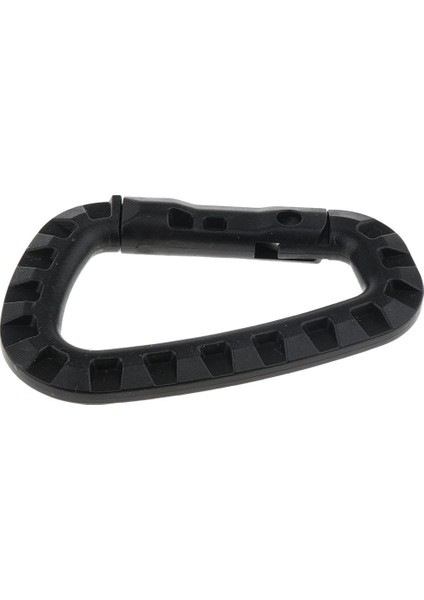 5pcs Bahar Snap Carabiner Clip Hooks, D-Ring Anahtarlık Sert Plastik Anahtarlama Siyah (Yurt Dışından) modelleri
