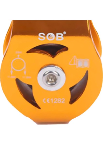 8-13MM Ip Erişimi Için 23KN Açık Tırmanma Tek Sabit Kasnak (Yurt Dışından) fiyatları