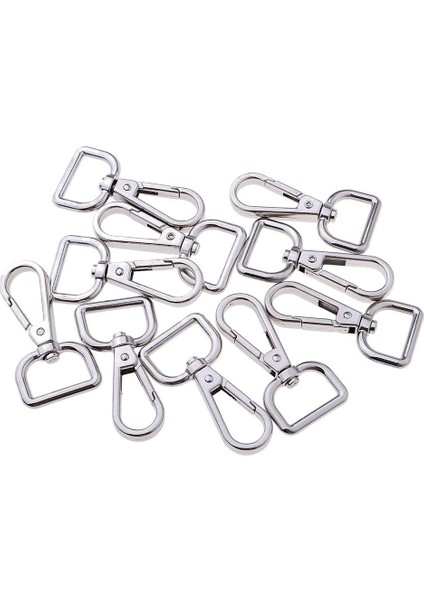 10PCS Döner Tokalar Kordon Snap Kanca Istakoz Pençe Tokası ve Anahtarlık Halkaları 20MM (Yurt Dışından) fiyatları