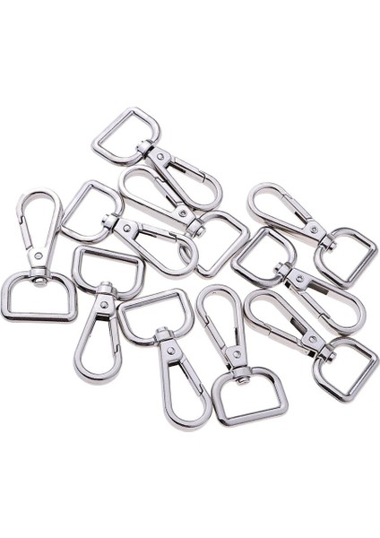 10PCS Döner Tokalar Kordon Snap Kanca Istakoz Pençe Tokası ve Anahtarlık Halkaları 20MM (Yurt Dışından) indirimleri