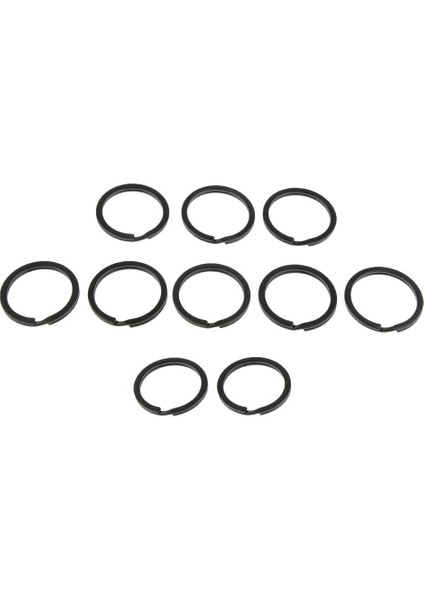 Kamp / Siyah 30 mm Için 10 Adet Paslanmaz Çelik Anahtarlık Anahtar Halkası (Yurt Dışından) indirimleri