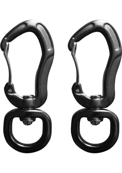 2pcs Alüminyum Döner Karabiner Sırt Çantası Asılı Kanca Kamp Açık Aletler 76MM Gri Yuvarlak Göz (Yurt Dışından) fiyatları