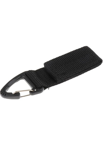 Açık Taktik Molle Dokuma Kemer Üçgen Karabiner Klips Kanca Siyah (Yurt Dışından) fiyatları