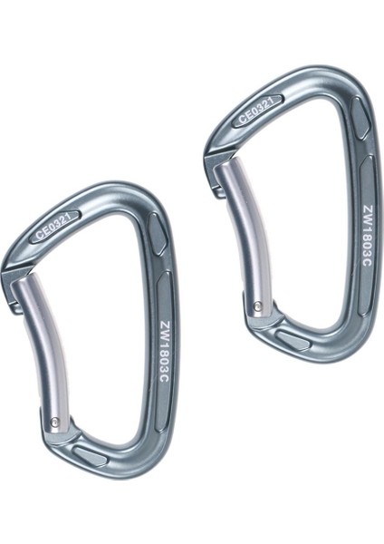 2 Açık Kaya Tırmanma Karabiner Quickdraw Abseiling Rappelling Dişli (Yurt Dışından)
