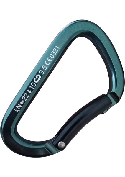 Strade Store 22KN Alüminyum Açık Kaya Tırmanışı Rappelling Carabiner Kancası 90MM Siyah (Yurt Dışından)