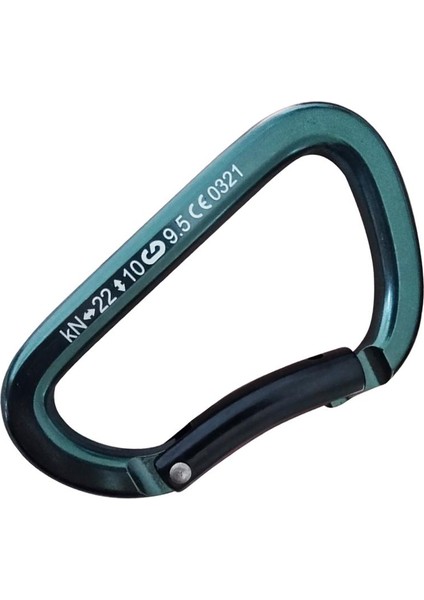 Strade Store 22KN Alüminyum Açık Kaya Tırmanışı Rappelling Carabiner Kancası 90MM Siyah (Yurt Dışından)