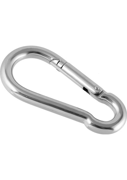 Dayanıklı 304 Paslanmaz Çelik Karabiner Klips Anahtar Zinciri Çıtçıt Kanca Hızlı Otostop 8cm (Yurt Dışından)