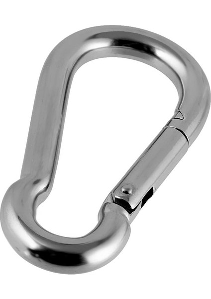 Dayanıklı 304 Paslanmaz Çelik Karabiner Klips Anahtar Zinciri Çıtçıt Kanca Hızlı Otostop 8cm (Yurt Dışından)