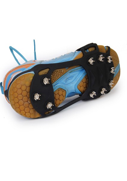 Ayaklı 1 Çift Anti-Kayma Silikon Buz Tutucu Kramponlar 10 Artan Siyah Kadın Ingiltere 2.5-9.5 (Yurt Dışından) fırsatları