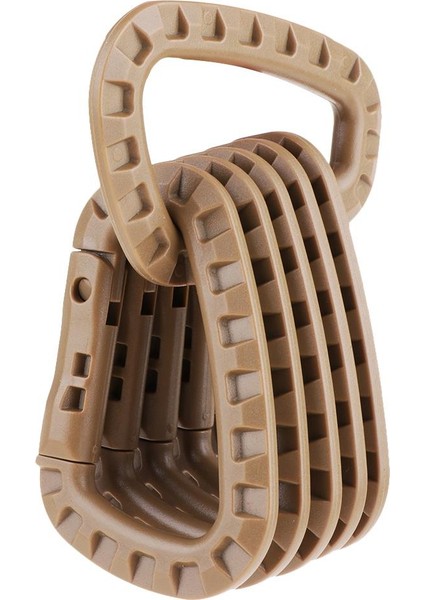 6x D- Abs Hızlı Yayın Bahar Carabiner Haki (Yurt Dışından)