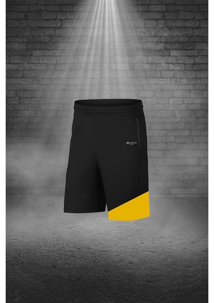 Erkek Siyah Dri-Fit Kumaş Baskısız Yuvarlak Yaka Kısa Kol Regular Tişört Şort Alt Üst Ikili Takım S-3xl modelleri