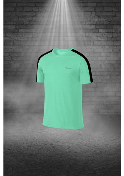 Erkek Su Yeşili Dri-Fit Kumaş Düz Kısa Kol Konforlu Tişört Şort Alt Üst Ikili Takım Seti S-3xl fiyatları