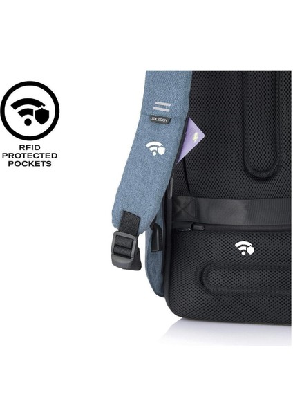 Xd Desing Bobby Hero Regular Anti-Theft Backpack Light Blue Spor Çanta fırsatları