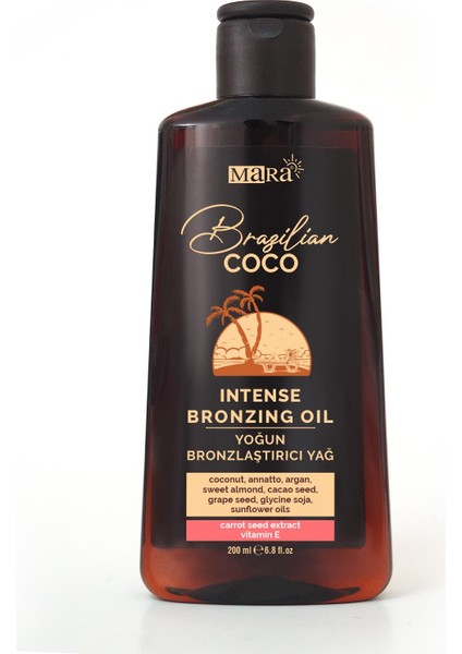 Brazilian Coco Yoğun Bronzlaştırıcı Güneş Yağı 200ML