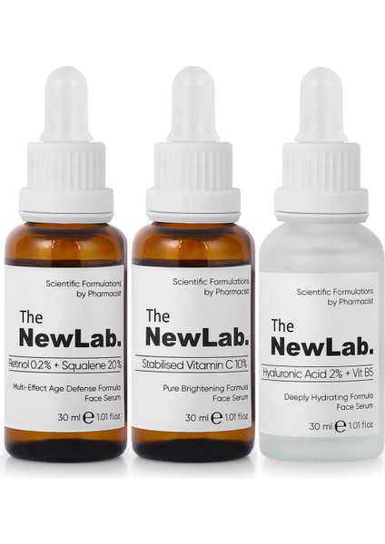 The NewLab. Aydınlatıcı ve Canlandırıcı Serum Seti