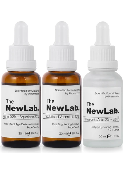 The NewLab. Aydınlatıcı ve Canlandırıcı Serum Seti