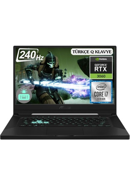 Tuf Dash F15 FX516PM-AZ102A5 I7-11370H 48GB 1tbssd RTX3060 15.6" Fullhd Freedos Taşınabilir Bilgisayar