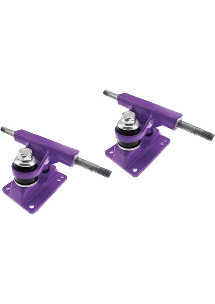 Alüminyum Alaşım 3.25 Inç Kaykay Kamyonu Longboard Kamyon Açık Kaykay Mor (Yurt Dışından)