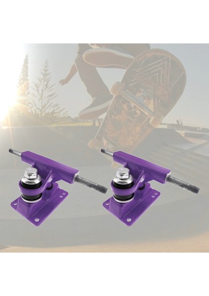 Alüminyum Alaşım 3.25 Inç Kaykay Kamyonu Longboard Kamyon Açık Kaykay Mor (Yurt Dışından) modelleri