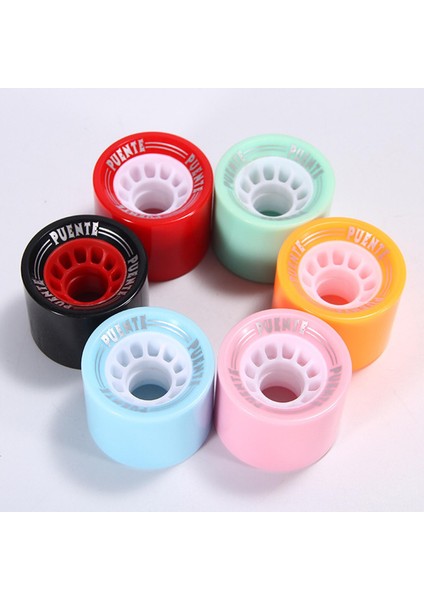 4x Longboard Kaykay Tekerlekleri Sertlik Pu Kararlı Seyir Tekerleği Yedek Açık Mavi (Yurt Dışından)