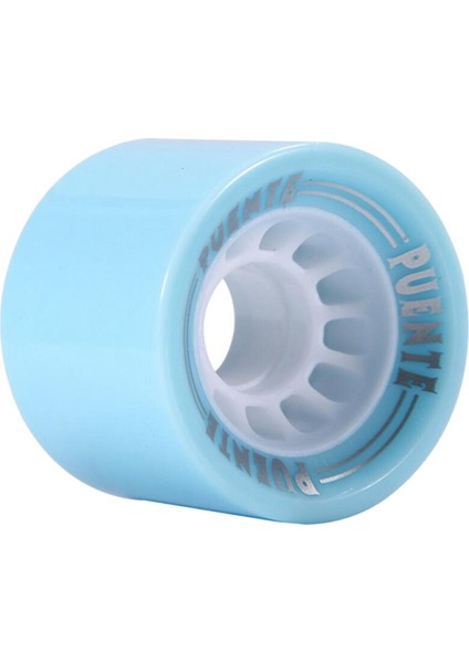 4x Longboard Kaykay Tekerlekleri Sertlik Pu Kararlı Seyir Tekerleği Yedek Açık Mavi (Yurt Dışından)