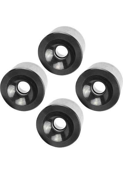 4x Longboard Wheels Set Yüksek Performanslı Kaykay Millete Bakım Tekerleği Siyah (Yurt Dışından)