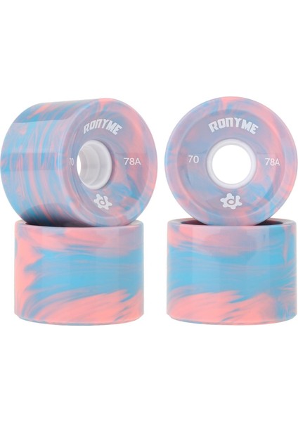 4x Ronyme 78A Kaykay Tekerlekleri Değiştirme 70X51MM Uzun Tahta Silindir Parçaları Çoklu (Yurt Dışından)