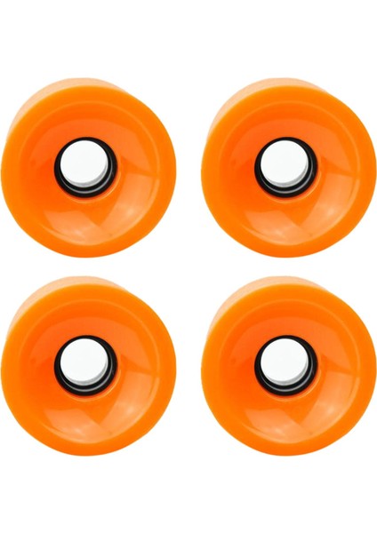 4x Longboard Wheels Set Yüksek Performanslı Kaykay Millete Bakım Tekerleği Turuncu (Yurt Dışından)