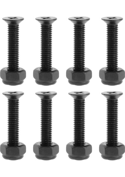 8 Pcs Longboard Kaykay Montajı Montaj Donanım Vidaları 25MM Siyah (Yurt Dışından) fiyatları
