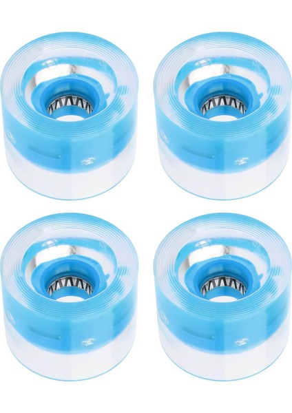 4x Kaykay Tekerlekleri 60MM Longboard Wheels Cruiser Wheels Longboard Wheels Mavi (Yurt Dışından)