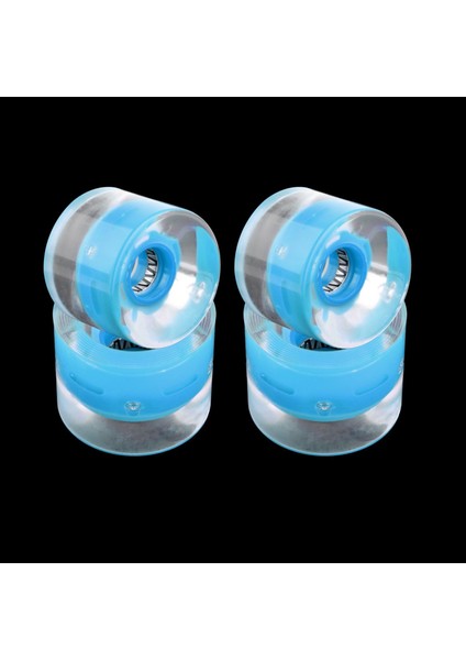 4x Kaykay Tekerlekleri 60MM Longboard Wheels Cruiser Wheels Longboard Wheels Mavi (Yurt Dışından)