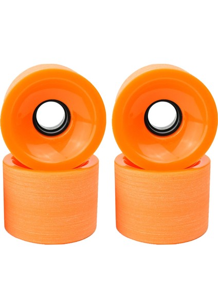 4 Pack Kaykay Tekerlekleri Set Yedek 70X51MM Roller 78A Longboard Onarım Turuncu (Yurt Dışından)