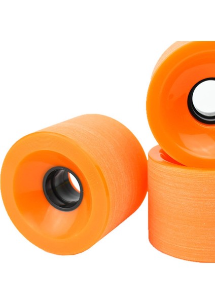 4 Pack Kaykay Tekerlekleri Set Yedek 70X51MM Roller 78A Longboard Onarım Turuncu (Yurt Dışından)