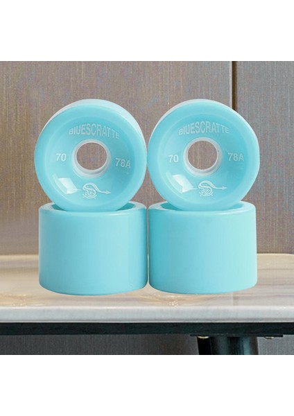 4x 78A Kaykay Tekerlekleri Yüksek Performanslı Longboard Roller Kaykay Parçaları Açık Mavi (Yurt Dışından)