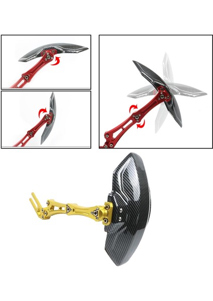 N1S M3 Için Cnc Arka Çamurluk Fender Evrensel Elektrikli Bisiklet Altın (Yurt Dışından) modelleri
