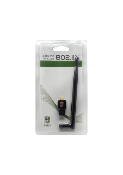 Kablosuz 1200 Mbps USB 2.0 Mini Wifi Adaptörü 802.11N / G / B Kablosuz Alıcı