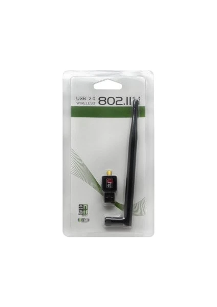 Hb Kablosuz 1200 Mbps USB 2.0 Mini Wifi Adaptörü 802.11N / G / B Kablosuz Alıcı