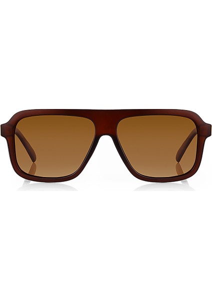 Unisex Kahverengi Polarize Güneş Gözlüğü RPSS067802