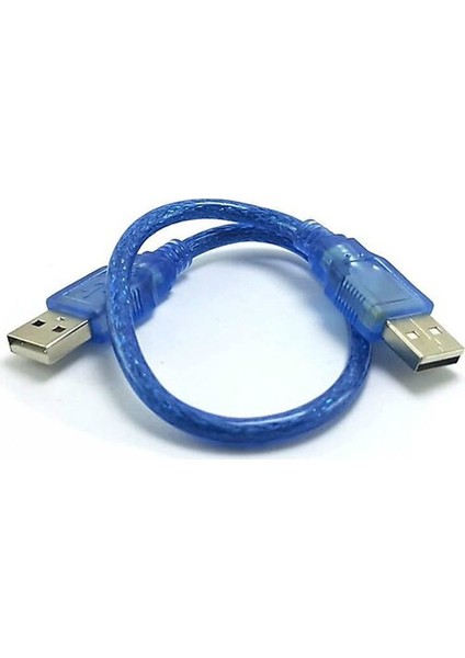 USB 2.0 Erkek Erkek Şarj ve Data Kablosu 50 cm