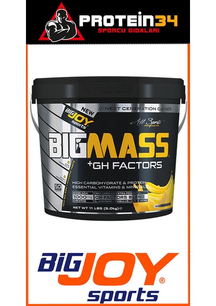 Big Mass + Gh Factors 5000 Gr - Muz fiyatları