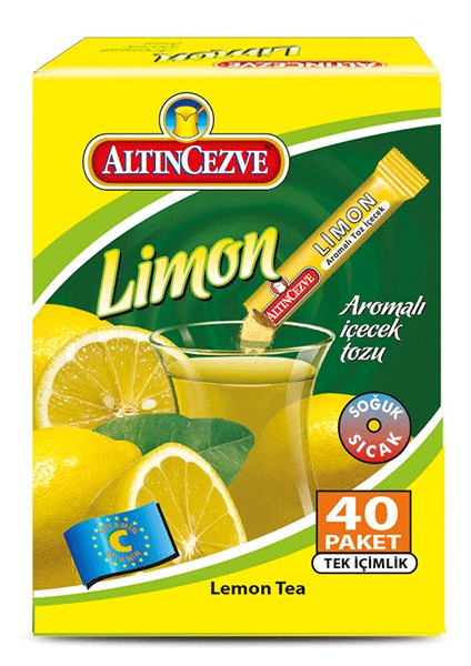 Limon Aromalı Tek İçimlik İçecek Tozu 40 x 1.5 Gr