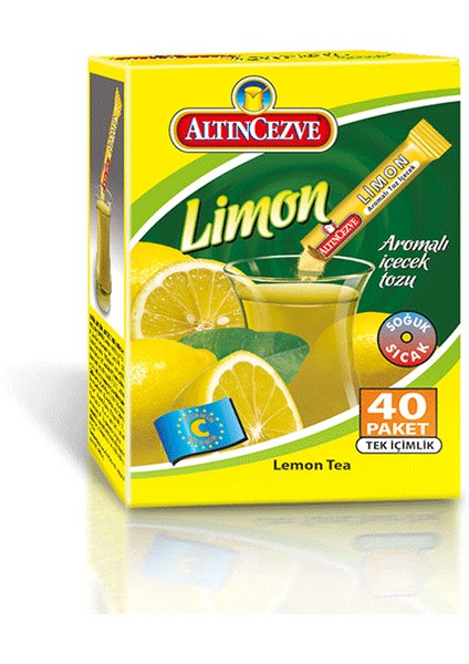 Limon Aromalı Tek İçimlik İçecek Tozu 40 x 1.5 Gr