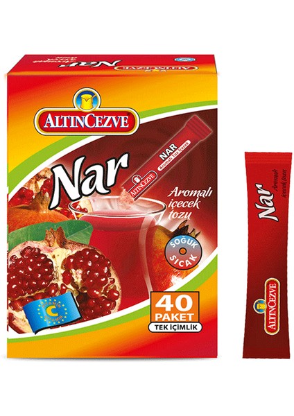 Nar Aromalı Tek İçimlik İçecek Tozu 40 x 1.5 Gr fiyatları