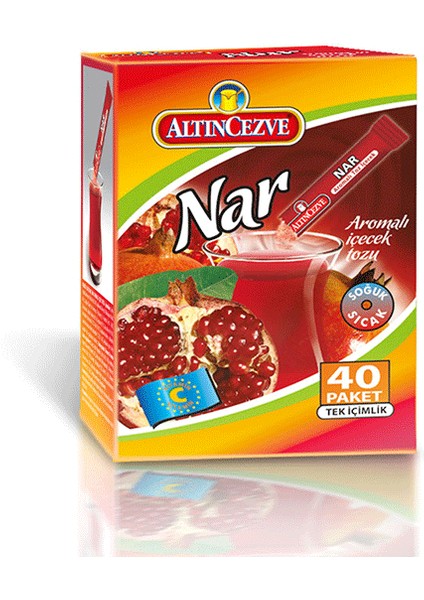 Nar Aromalı Tek İçimlik İçecek Tozu 40 x 1.5 Gr modelleri